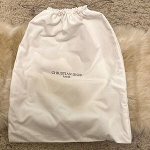 Dior White Dust Bag
